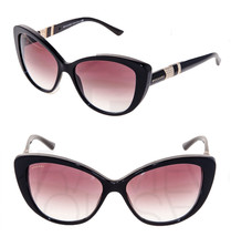 BVLGARI MUSA Cat Eye BV8151B Black Crystal Strass Pave Purple Sunglasses 8151 - £221.58 GBP