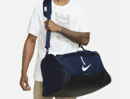 Nike Academy Team Duffel Bag Unisex Training Bag Sports Navy 60L NWT CU8090-410 - $76.90