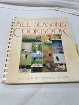 Vintage Cookbook Spiral Recipes All Seasons Mystic Seaport CT Main Dishes Apps - £30.85 GBP