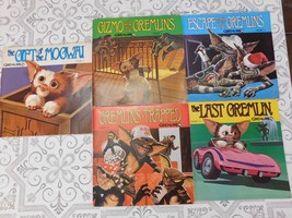 Vintage 1984 GREMLINS Story Books set with 33 1/3 RPM Records Gizmo Spike - £32.17 GBP