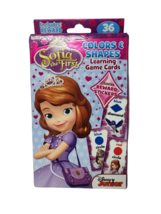 Bendon Sofia the First Flash Cards - 36 Cards - New  - Colors &amp; Shapes - £5.49 GBP