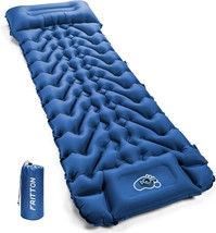 Fritton Sleeping Pad For Camping, Inflatable Sleeping Mat With, Tent And Hiking - $43.41