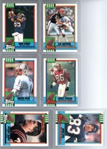 1990 Topps Tiffany Football Six Card Lot Including Warren Moon &amp; Andre Reed - £10.88 GBP