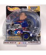 Mark Martin #6 Valvoline Radical Rides Hot Wheels NIP Collectable Toy Car - $328.62 MXN
