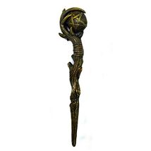 Fantasy Gifts Magic Wand with Pentagram Display Figurine 9 Inch - $19.98