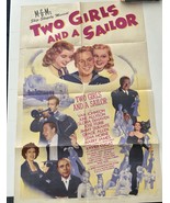 Two Girls and A Sailor 1944 vintage movie poster - £157.27 GBP