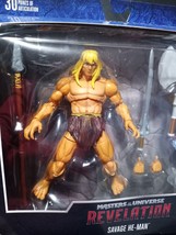 Masters of the Universe Masterverse Revelation Savage He-man Action Figures Set - £19.70 GBP