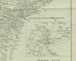 AAA Index Map Northeastern States &amp; Maritime Provinces Ferries 1920-1930&#39;s - $37.62