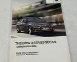 2012 BMW 3 Series Owners Manual Handbook OEM J01B36016 - $14.84