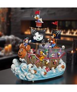Disney Halloween Animated Pirate Ship with Lights and Music, Whole Gang ... - $136.70 CAD