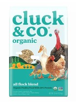 Cluck &amp; Co. 3007928-203 Organic All Flock Blend 25 lbs. Bag Mash Poultry... - £34.91 GBP