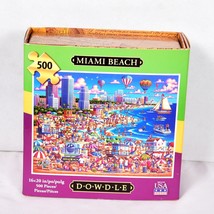 Dowdle  Miami Beach Florida Jigsaw Puzzle 500 Pieces 16 x 20 - Made in USA - £15.13 GBP