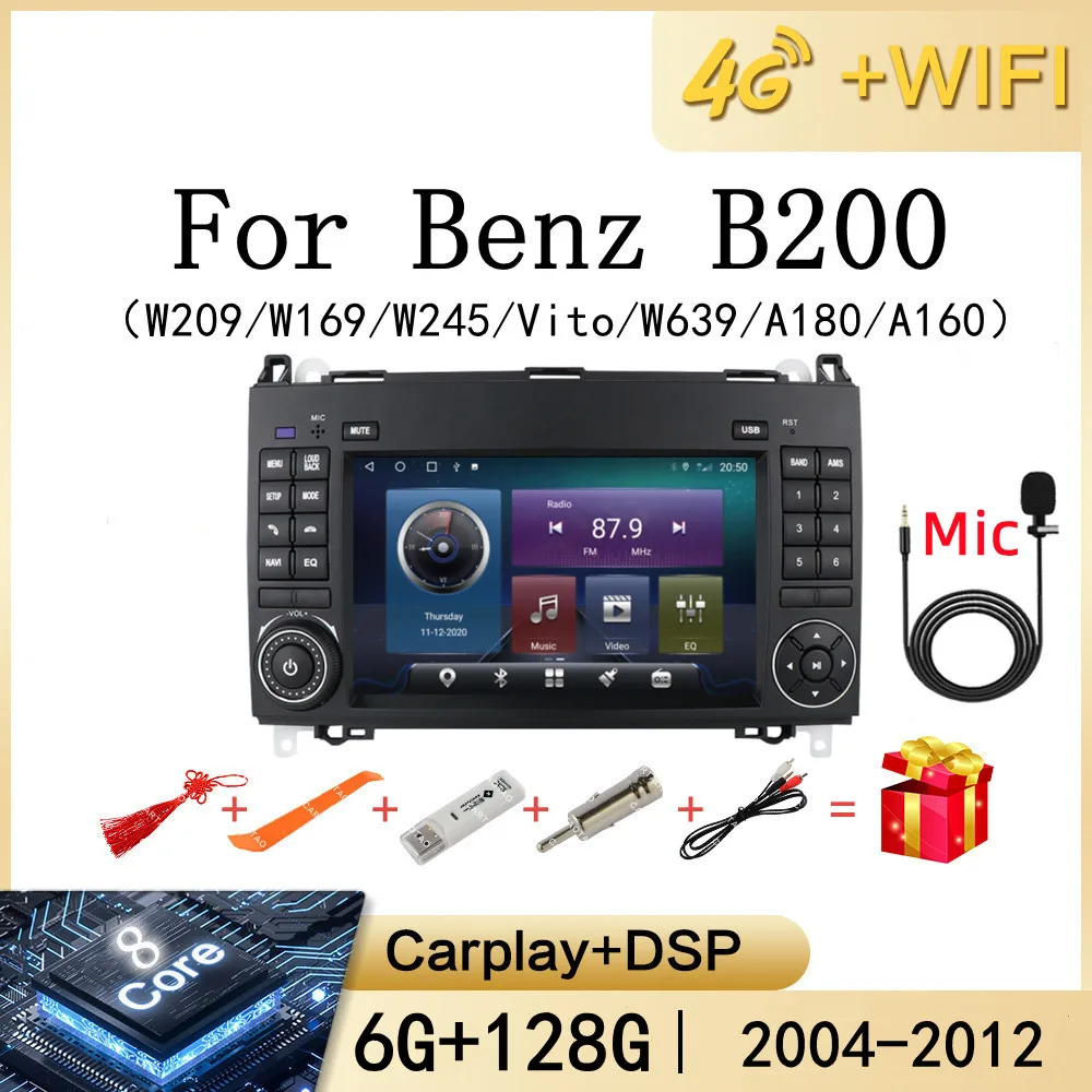 Android 2Din Car radio multimedia player GPS CarPlay For Mercedes Benz Sprinter - £142.59 GBP+