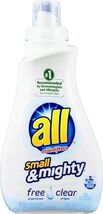 ALL Stainlifters Small &amp; Mighty Laundry Detergent Free &amp; Clear, Loads, 3... - $34.99