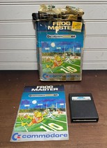 Vintage C64 Frog Master cartridge game box with manual Commodore 64 - $16.00