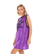 Adidas Women&#39;s DV0136 Long Tank Top Active Purple ( XXS ) - $73.25