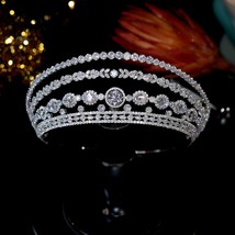 Bridal Wedding Crown Baroque Headdress European Bridal Hair Accessories Queen Cr - £111.23 GBP