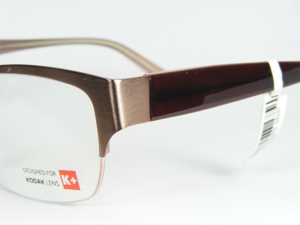 K+ Designed for KODAK LENS F 3B3 CHA CHAMPAGNE ROSE EYEGLASSES FRAME 53-17-140mm Item image 5