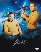 William Shatner Firmato 11x14 Star Trek Collage Foto JSA ITP - £152.39 GBP