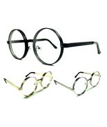 ROUND OVERSIZED JOHN LENNON CLEAR LENS SUN EYE GLASSES NERD RETRO CLASSI... - €7,76 EUR