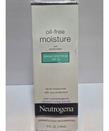 Neutrogena Oil Free Moisture SPF 15 Facial Moisturizer 4 FL OZ Discontin... - $90.00