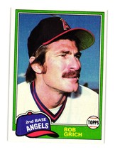 1981 Topps #182 Bob Grich California Angels - $1.70