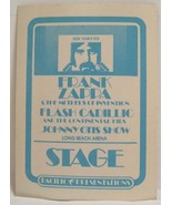 FRANK ZAPPA &amp; THE MOTHERS - VINTAGE ORIGINAL 1970&#39;s CLOTH BACKSTAGE PASS - €21,39 EUR