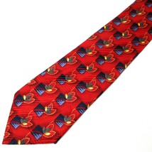 Robert Talbott Best of Class Nordstrom Red with Blue Sguares Tie 58&quot; x 3... - £20.42 GBP