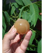 Honey calcite sphere // Calcite crystal // Crystal ball - $56.22 CAD