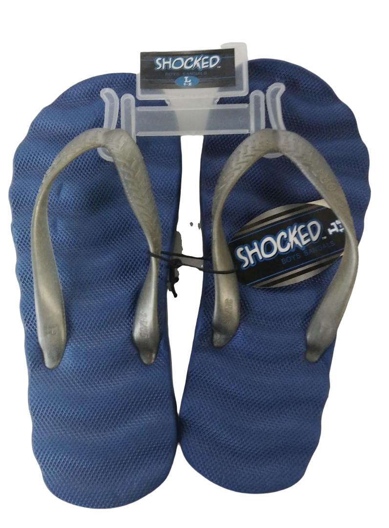 Shocked Boys Sandals ZTB-1003/A Blue/Gray - Size 1-2 - £6.91 GBP