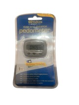 Go Walking by Sportline Step &amp; Distance Pedometer #GW2795GY S1 - $74.43 MXN