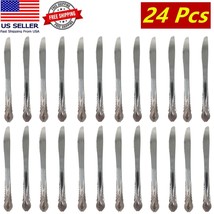 24 Pcs Table Knives Set, Durable Steak Knife, Food Grade Stainless Steel 8.1 in - £15.45 GBP