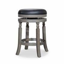 DTY Indoor Living Palmer Lake Swivel Stool, 30 Bar Height, White, Beige Seat - £88.39 GBP+