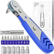 17in1 Right Angle Screwdriver - Ratcheting Pocket Screwdriver [Bearing S... - $26.31 CAD