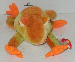 Vintage TY 2000 Prince The Frog Beanie Baby plush toy - $9.85