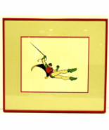 Original 1970s DC Comics Bob Kane Framed Robin Animated Cel - $813.61 CAD