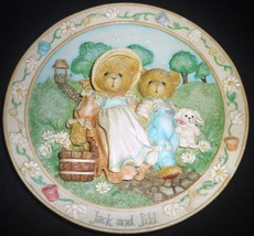 Cherished Teddies Nursery Rhymes Jack &amp; Jill Decorative 3D Plate Our Friendship - £9.24 GBP