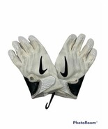 Nike NFL Vapor Knit White Receiver Football Gloves Leather PGF489-100 Sz... - $570.94 MXN