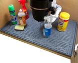 - Waterproof Under Sink Mat For Kitchen &amp; Laundry Cabinets, (Gray, 34&quot; 1... - $111.99