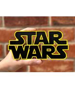 Star Wars Logo Sign 3D Printed Plaque Wall Art Decor Man Cave Game Room ... - $12.73
