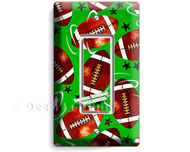 American Football single GFCI light switch cover plate game room Man Cav... - €10,35 EUR