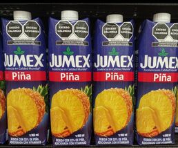4X JUMEX PINEAPPLE JUICE / JUGO DE PIÑA - 4 CONTAINERS OF 32.5 oz EA - F... - $32.66