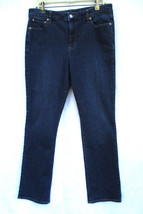Lauren Ralph Lauren Womens Size 10 Premier Straight Leg Blue Denim Stretch Jeans - £15.04 GBP