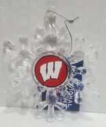 Wisconsin Badgers Snowflake Ornament - NCAA - $17.74 CAD