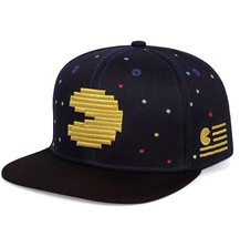 PAC-MAN Baseball Snapback Outdoor Cap Hip Hop Hat Adult Headwear New ship US - £16.61 GBP