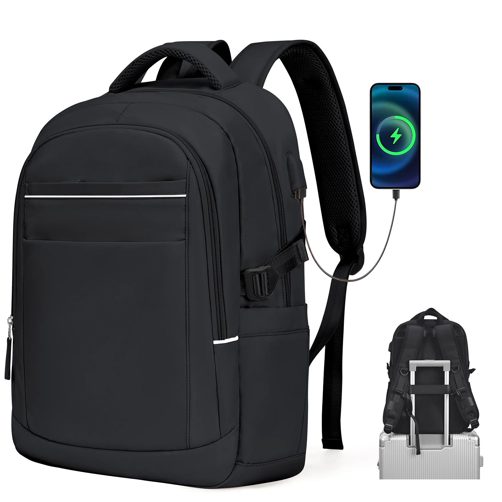 Travel Backpack for Women, 14 Inch Anti Theft Laptop Backpack for Work, Water Re - $155.92