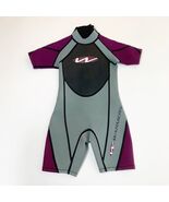 Warmers - Boy&#39;s Kids Maroon/gray/black Short Sleeve Wetsuit -  Size XS - $8.64