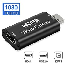 Video Capture Cards HDMI  to USB 1080p USB2.0 Record via.Audio - $14.73
