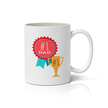 #1 DAD Mug  - Fun Novelty Gift for Grandfathers - £23.38 GBP
