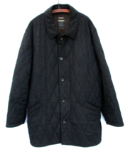 Lodenfrey Mens Wool Cashmere Quilted Coat Charcoal Gray Loden 2XL XXL Ge... - $94.05